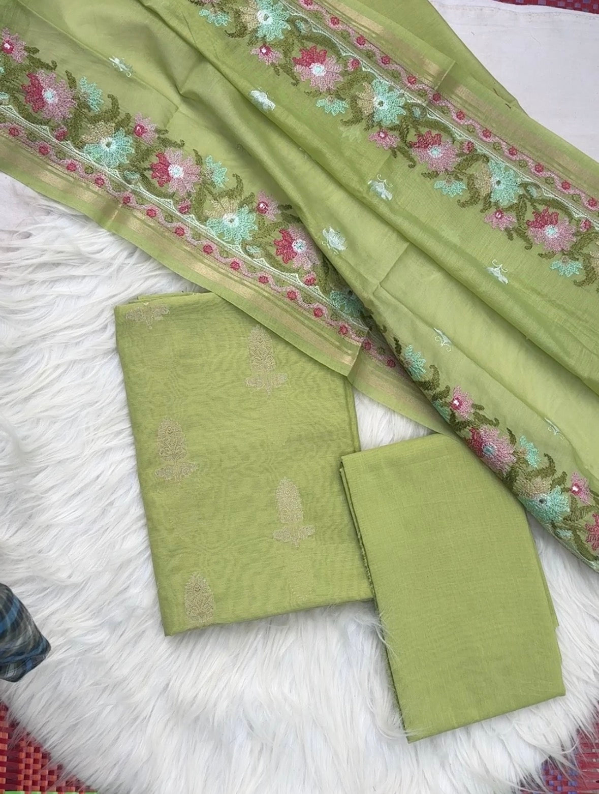 Chanderi suit