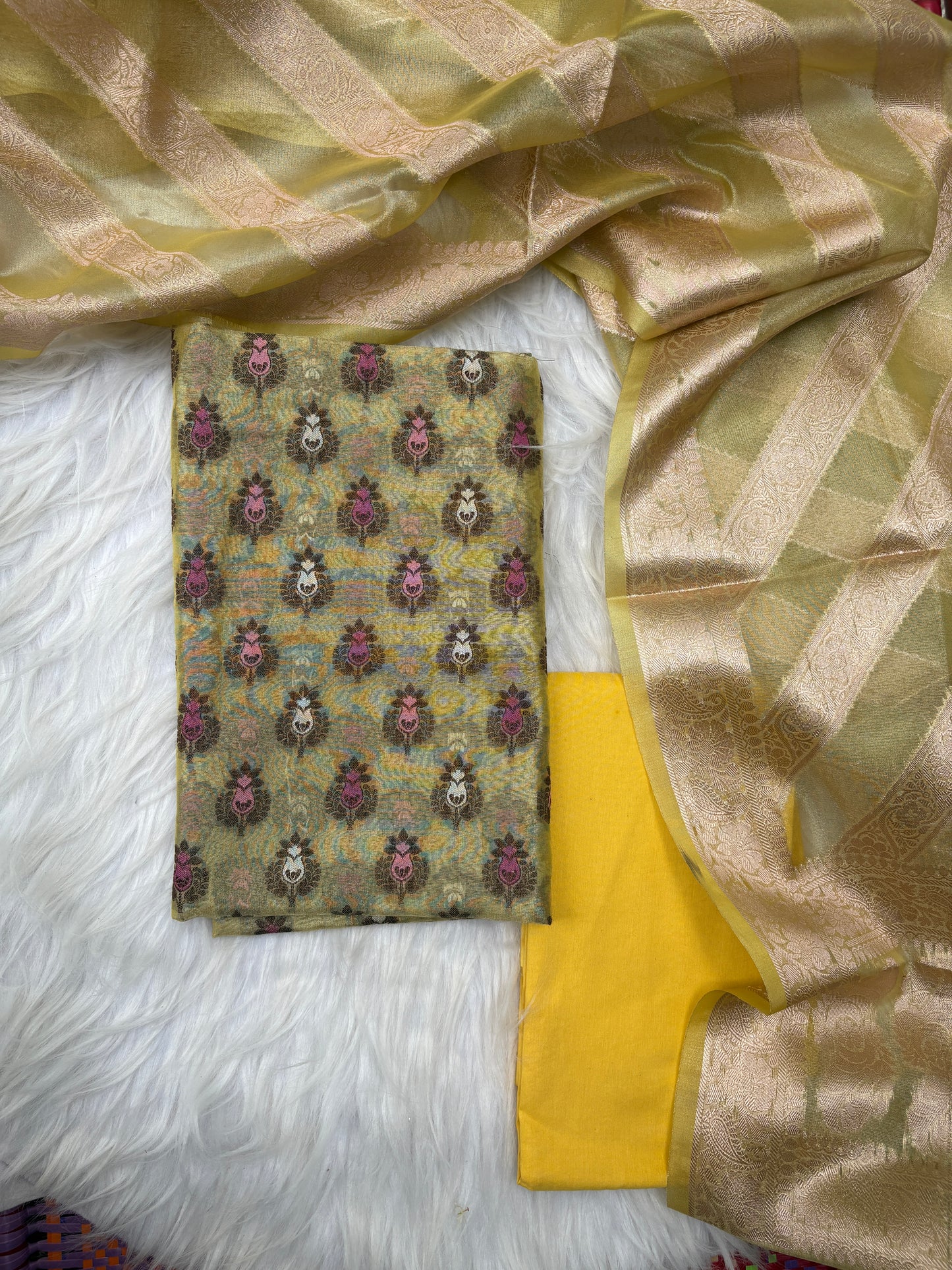Chanderi suit