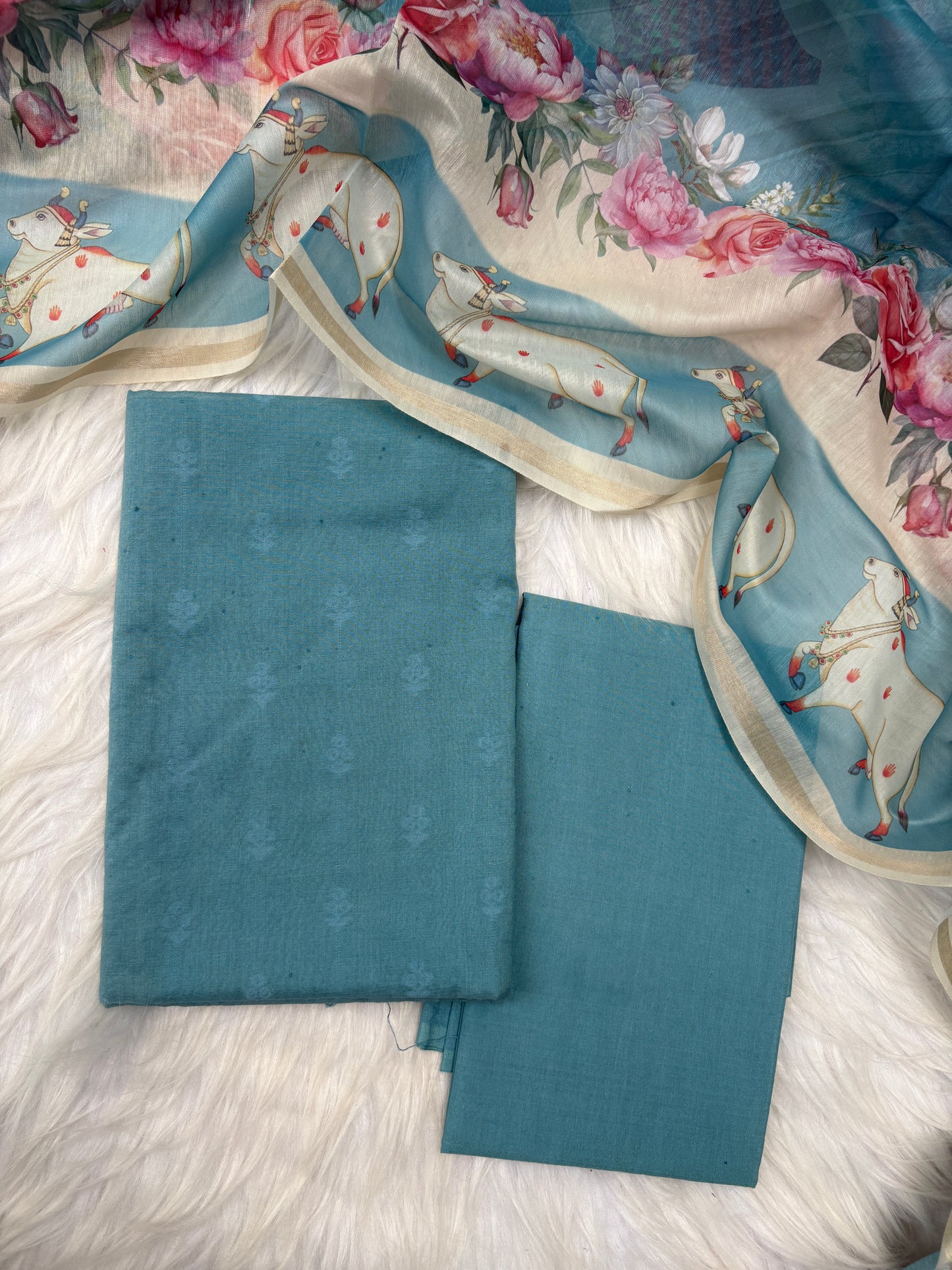 Chanderi suit