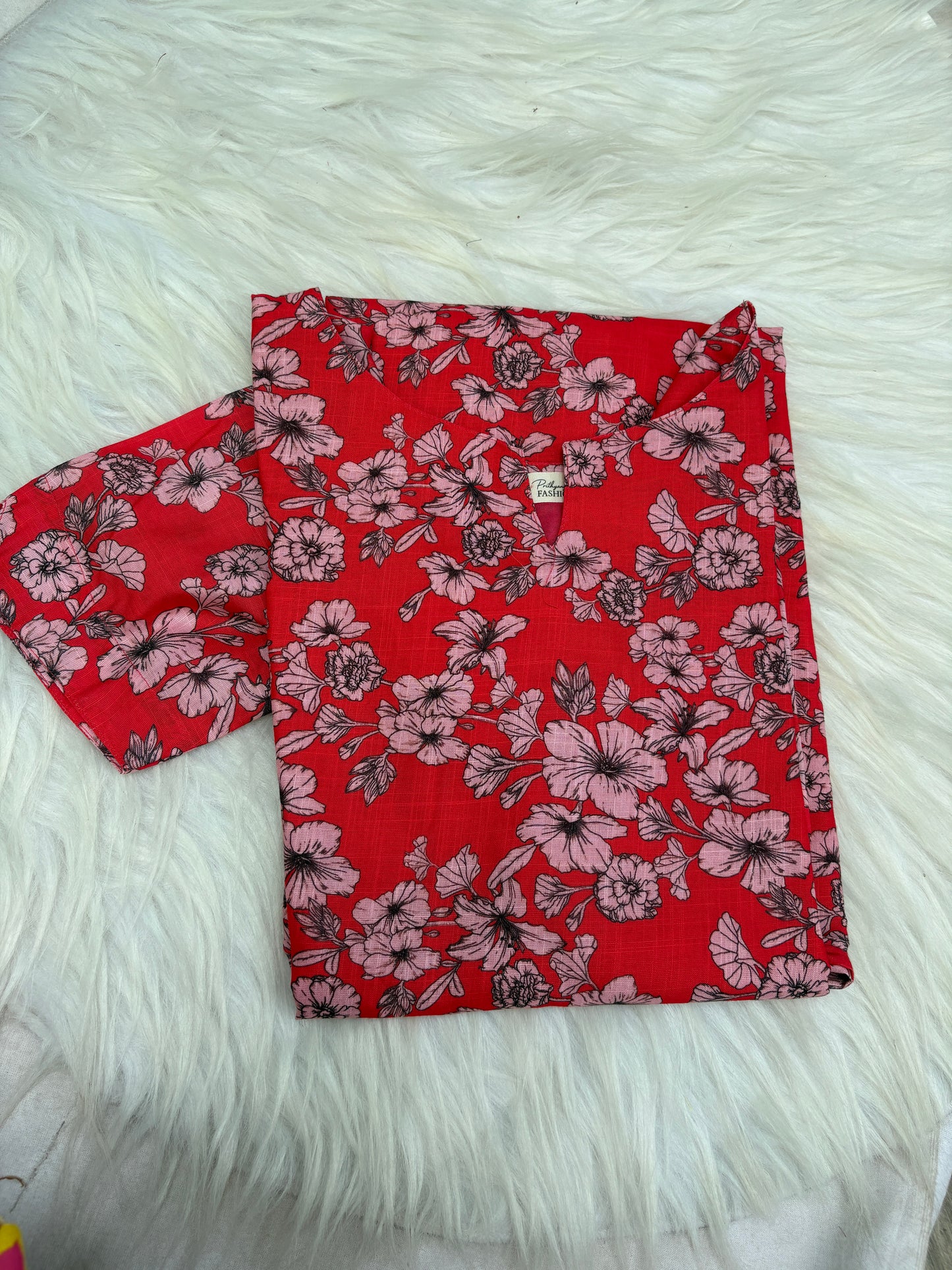 Viscous linen kurti