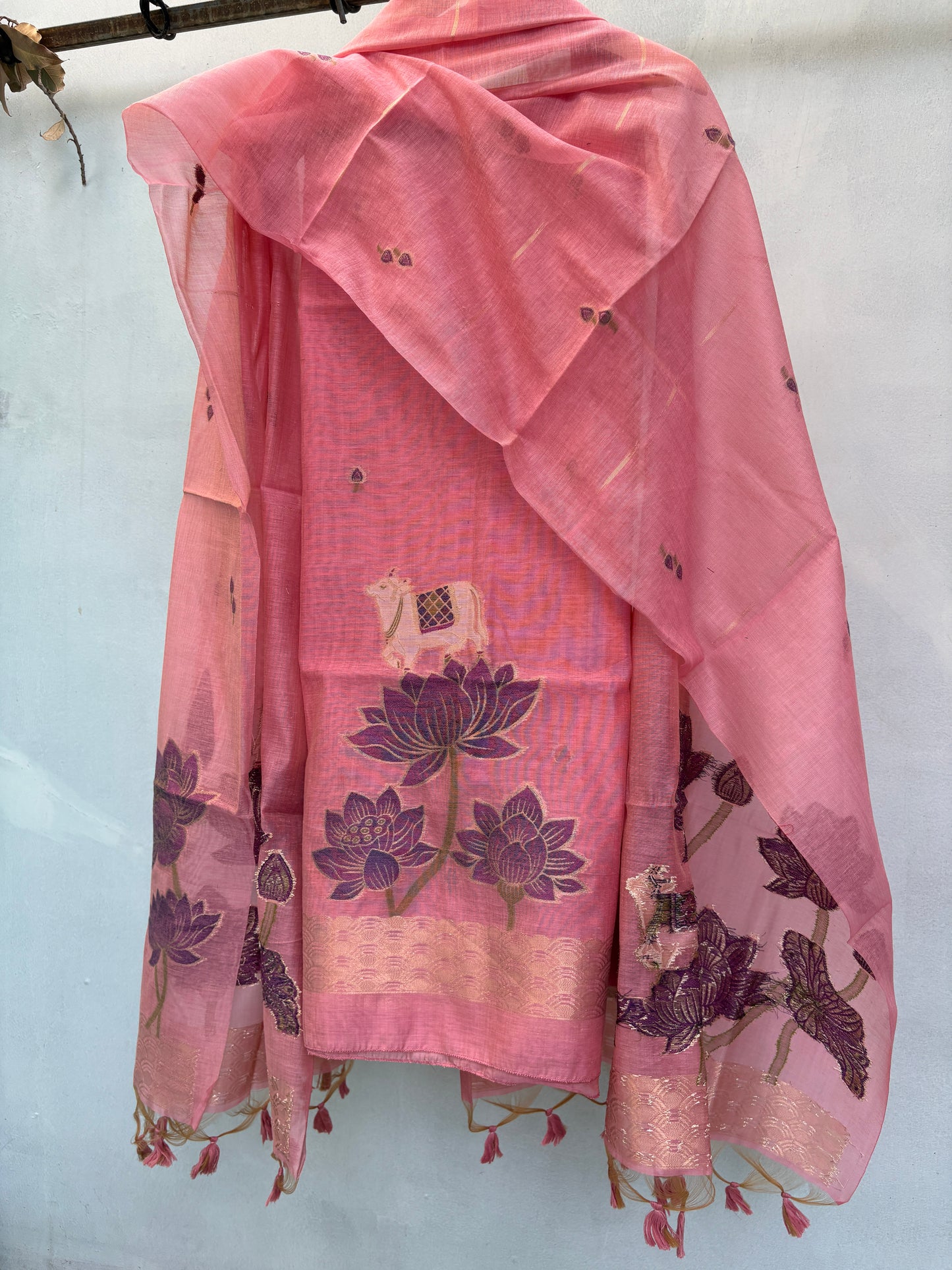 Muga tussar suit