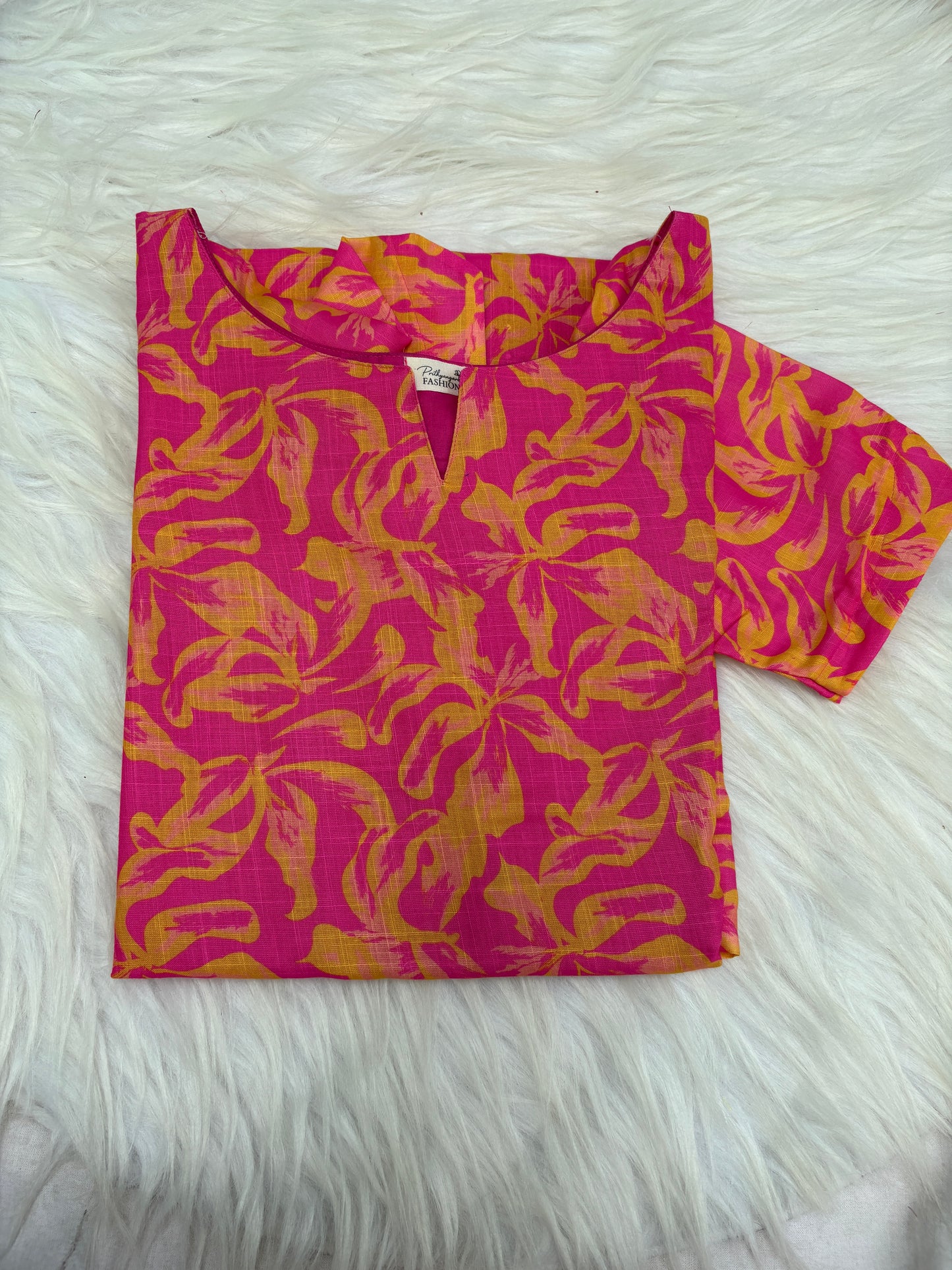 Viscous linen kurti