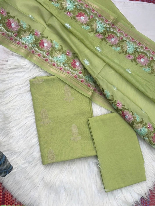 Chanderi suit