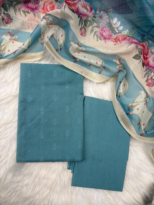 Chanderi suit